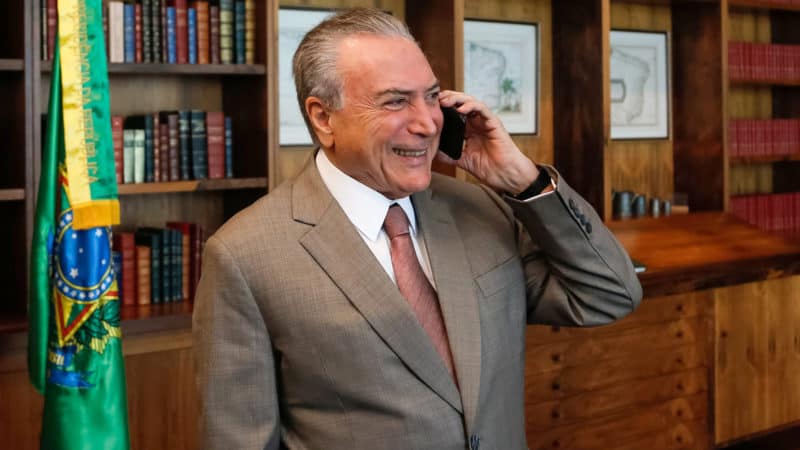 15/05/2017- Brasília - DF, Brasil- Presidente Michel Temer durante entrevista para o programa Frente a Frente da Rede Vida.
Foto: Marcos Corrêa/PR