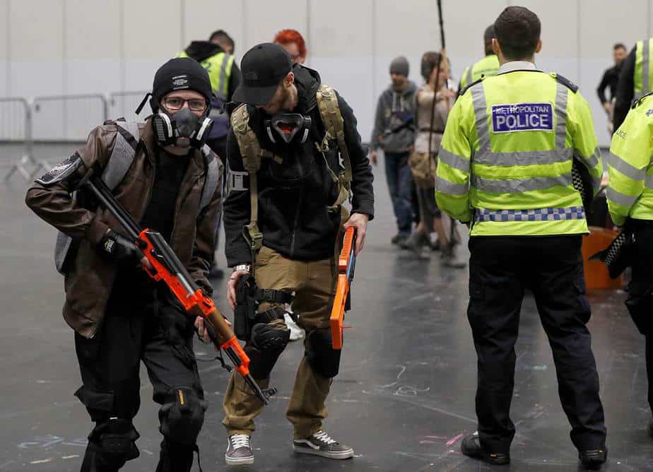Cosplays en el Londres Comic Con. REUTERS / Peter Nicholls