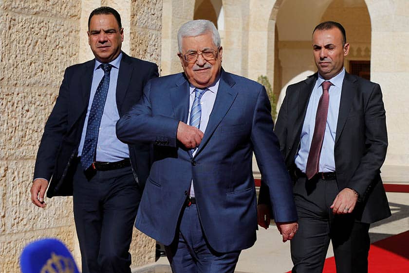 El presidente de Palestina, Mahmud Abbas.