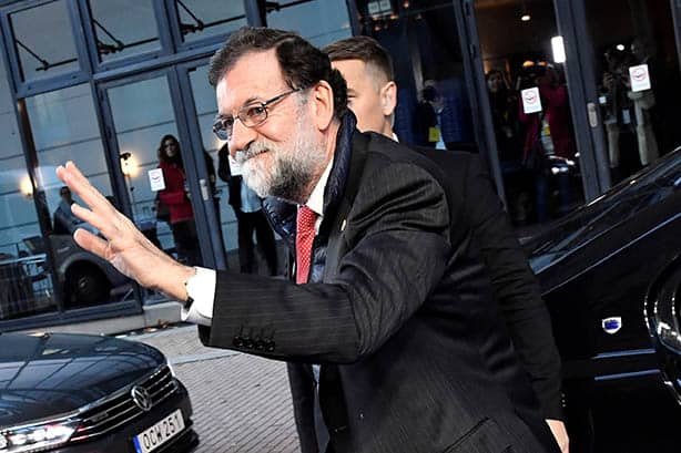 Rajoy en la cumbre de Gotemburgo.