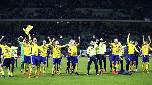 Suecia eliminó a Italia en el repechaje