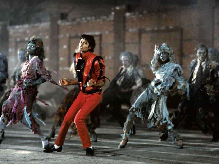 Segmento del video de Thriller