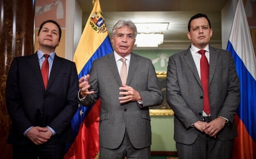 El ministro de Venezuela Wilmar Castro Soteldo se renió con autoridades de Rusia