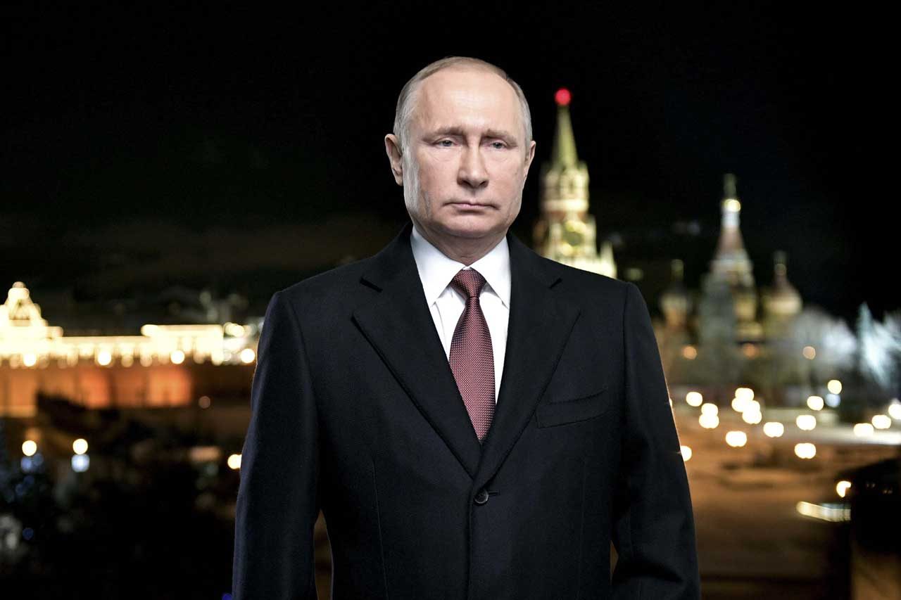 En Rusia han recibido el nuevo año 2018, encabezado por una salutación de Año Nuevo de Vladimir Putin. REUTERS