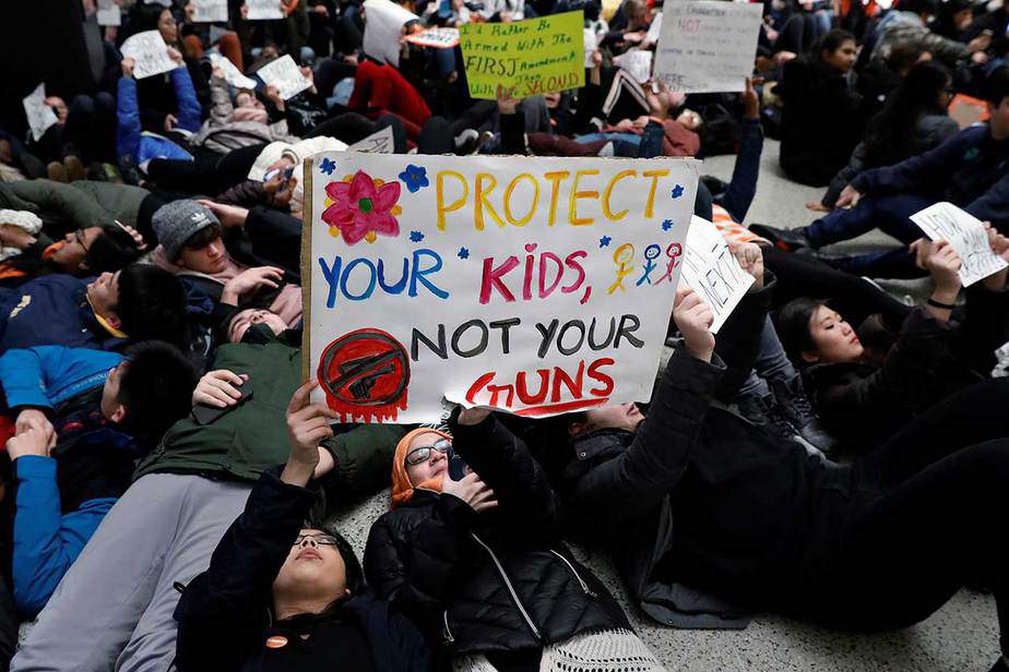 Huelga escolar contra las armas en EEUU