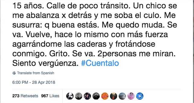 #Cuéntalo: Las mujeres españolas inundan Twitter con historias de violencia de género