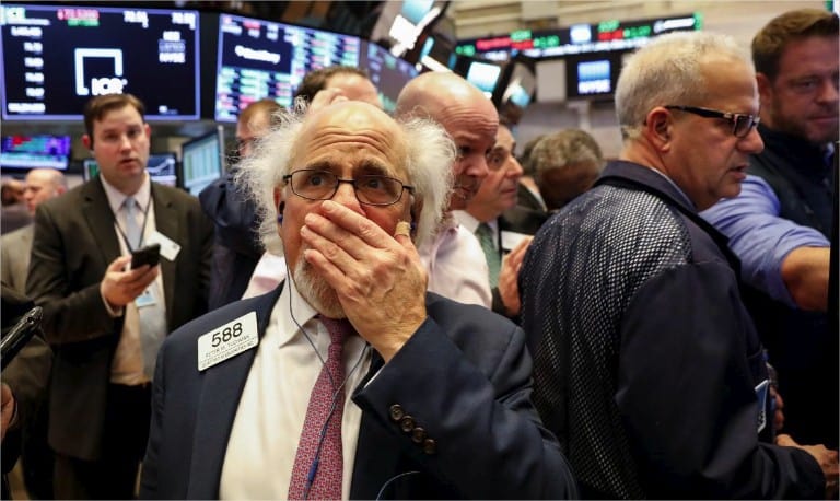 La guerra comercial puso a temblar el lunes a Wall Street