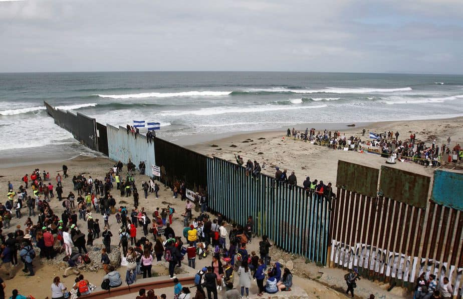Galería: la caravana de migrantes que llegó a la frontera de EEUU
