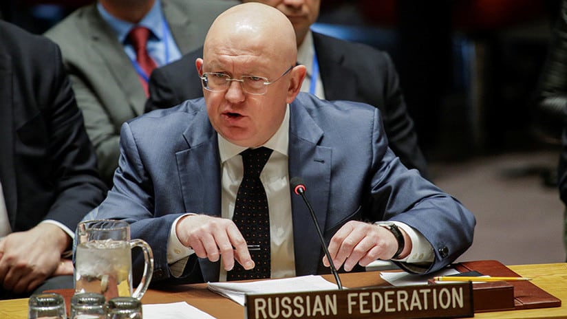 Vasili Nebeznia afirma que Rusia está buscando una solución pacífica en Siria