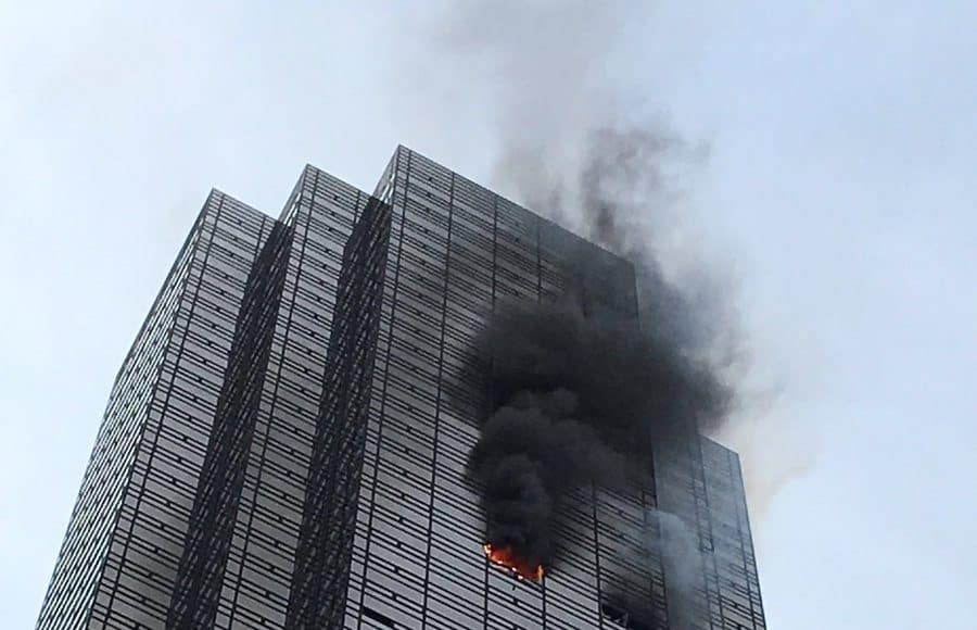 incendio en la Torre Trump