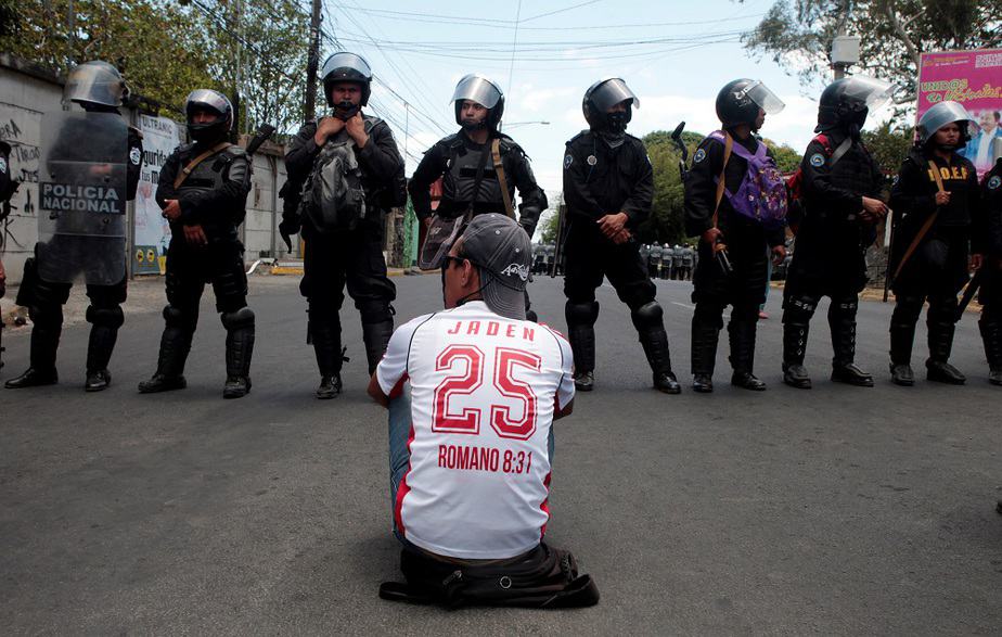 actos de represión en Nicaragua