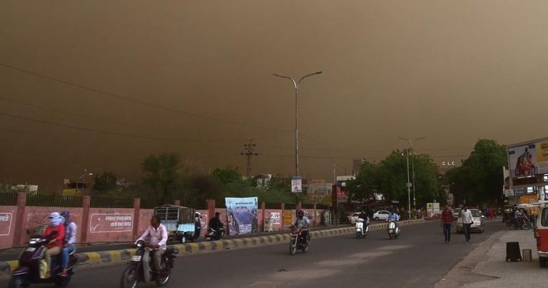 tormentas de polvo en India