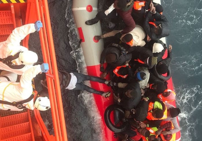 Más de 1500 migrantes rescatados por España en el mar en tres días