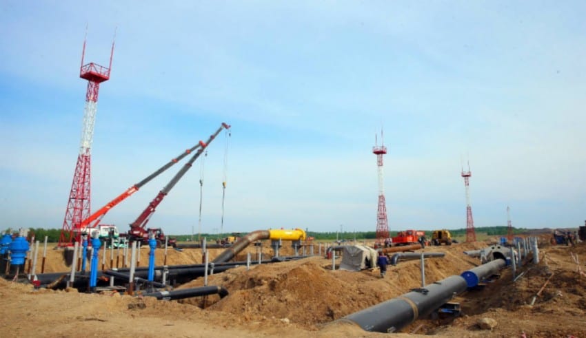 Gazprom anunció que el gasoducto Power of Siberia está avanzado