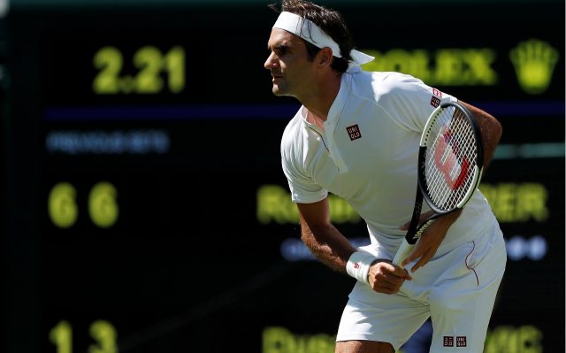 Federer debuta en Wimbledon 2018 con victoria