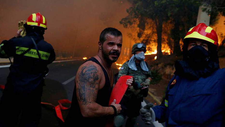 Incendios en Grecia