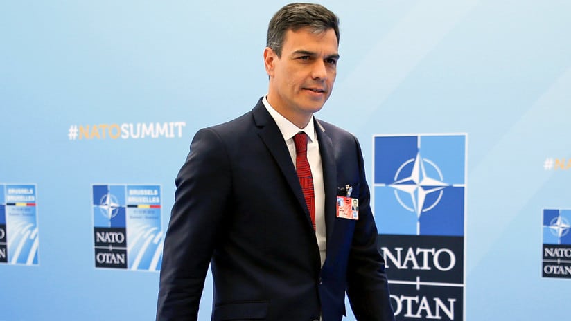El debut de Pedro Sánchez en la OTAN este miércoles incluyó una respuesta pública a Donald Trump