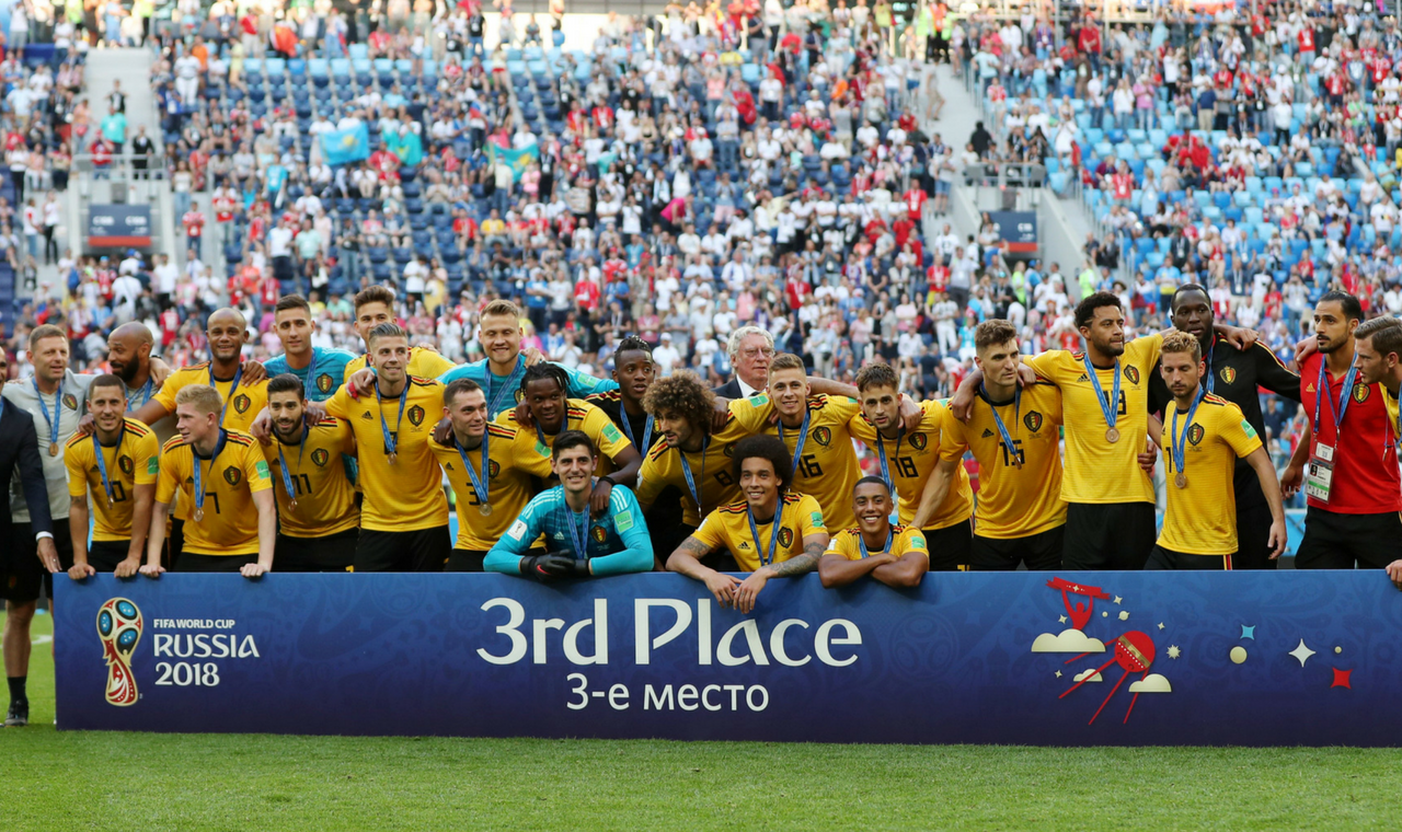 Bélgica logra el tercer lugar en la Copa Mundial por primera vez en su historia tras vencer a Inglaterra por 2 goles a cero