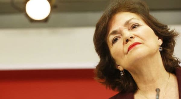 La vicepresidenta del Gobierno, Carmen Calvo, aseguró que tomarían acción cuando los separatistas actúen con medidas jurídicas