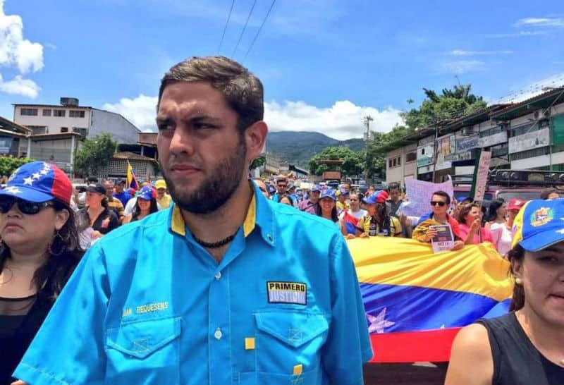 Diputado opositor Juan Requesens fue detenido tras acusación de Maduro