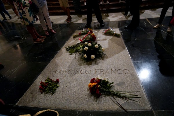 exhumación de los restos de Franco