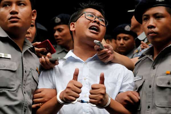 ONU rechazó la condena a siete años de cárcel contra dos periodistas/Reuters