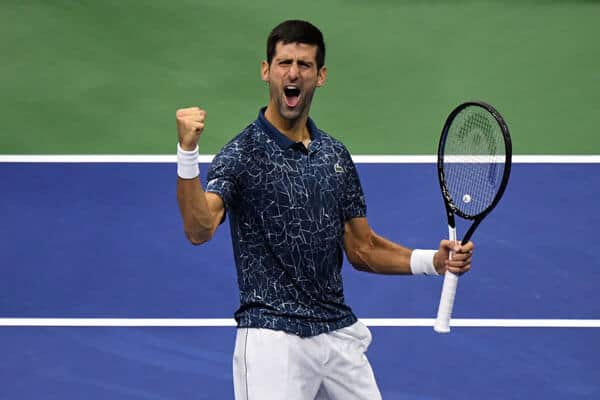 Djokovic a la final del US Open tras tras vencer al japonés Kei Nishikori en tres sets