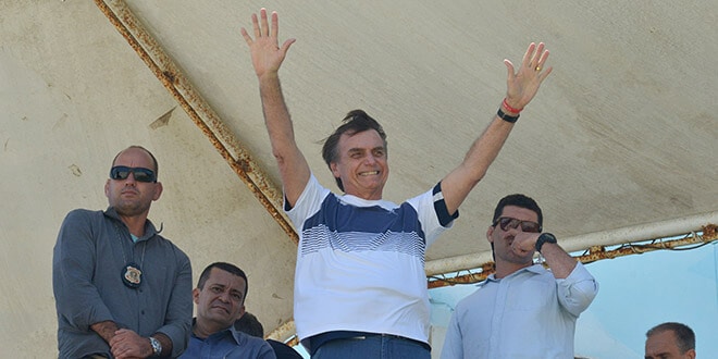 El nuevo presidente electo de Brasil, Jair Bolsonaro