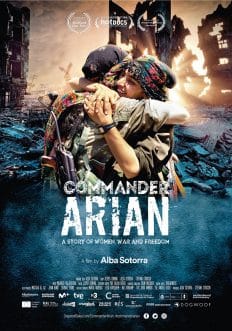 Cartel oficial del film ‘Comandante Arian’, De Alba Sotorra.