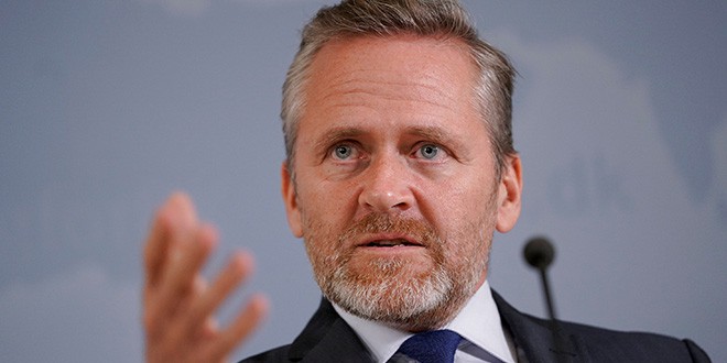 El ministro de Relaciones Exteriores de Dinamarca, Anders Samuelsen