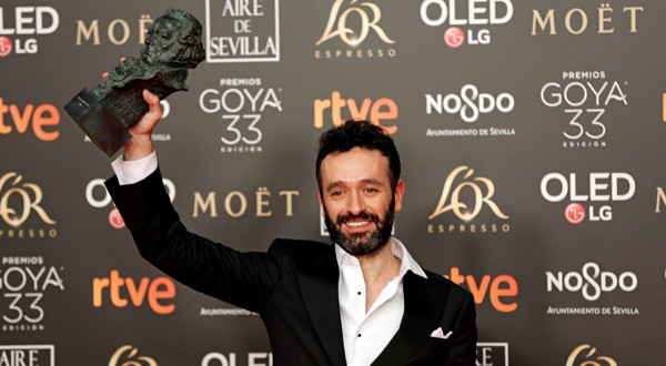 Rodrigo Sorogoyen durante la gala de los Premios Goya
