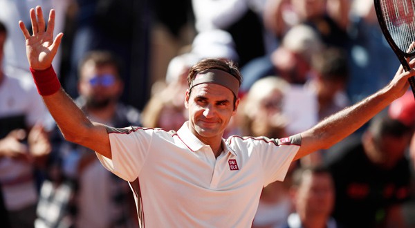 Roger Federer jugó su partido número 400 en Grand Slam