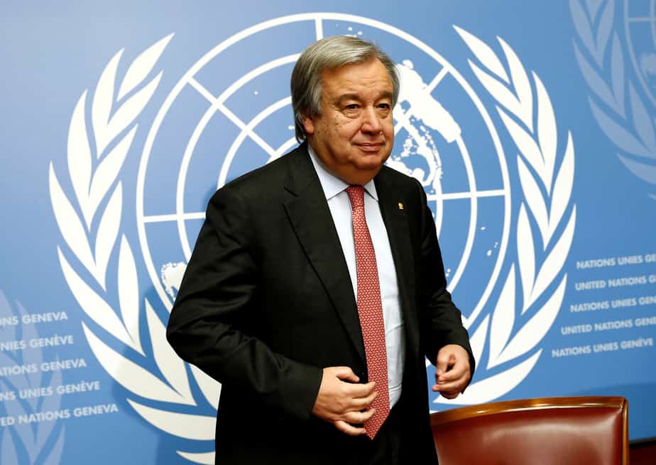 Antonio Guterres, secretario general de la ONU, hizo un llamado a la calma y al diálogo., a los dos países enfrentados por un dron