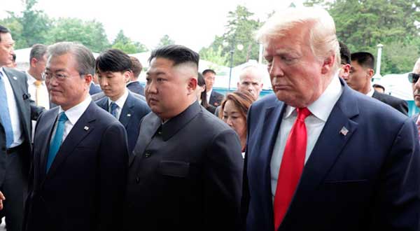 Donald Trump visita Corea del Norte