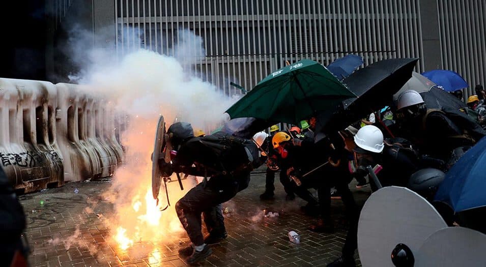 Manifestaciones masivas en Hong Kong