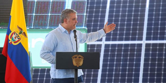 Con el desarrollo de fuentes de energía renovable, el gobierno colombiano de Iván Duque se propone igualmente reducir la huella de carbono y proteger el medio ambiente/MinEnergia/archivo