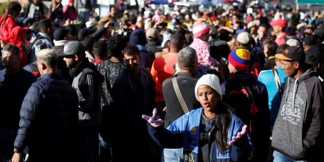 La migración forzada de venezolanos aumentará en 2020, si no se resuelve con justicia la grave crisis en Venezuela, afirma el diplomático