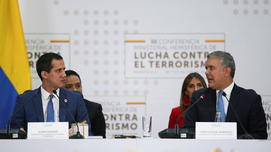 EEUU y Colombia ratificaron su apoyo a Juan Guaidó para salir del régimen de Maduro