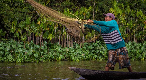 Pesca en el Delta del Orinoco