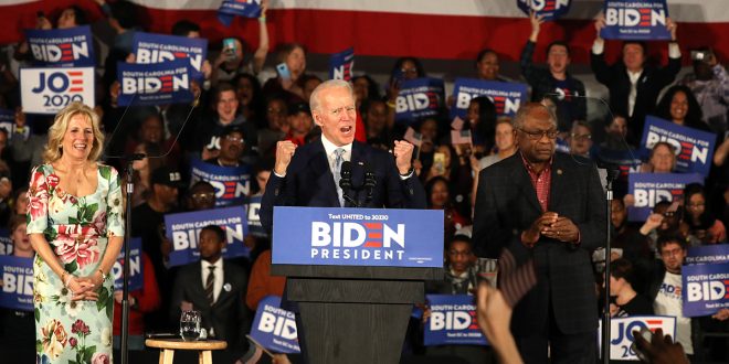 Biden obtuvo la mayoría en la difícil Carolina del Sur