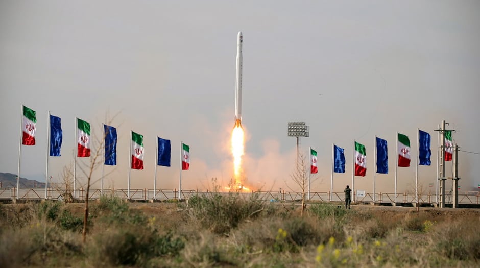 El satélite fue lanzado desde el desierto de Markazi, en el centro de Irán.