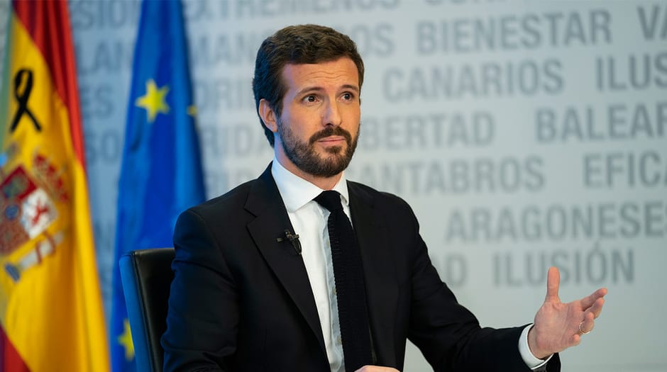 Pablo Casado, presidente del PP