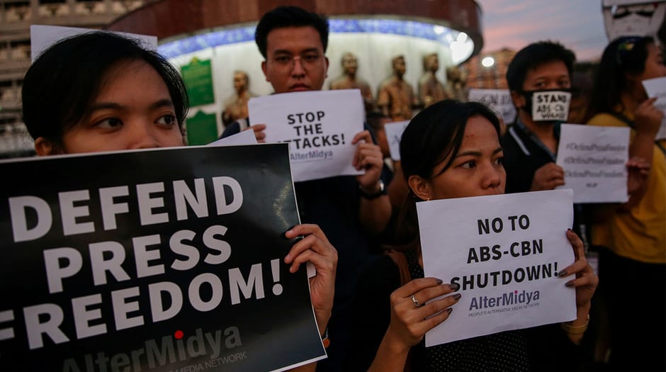 El cierre de la cadena ABS-CBN, el mayor medio independiente en Filipinas, es un duro golpe contra la prensa libre
