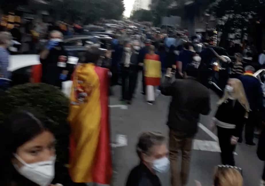 Caceroladas y protestas Madrid 