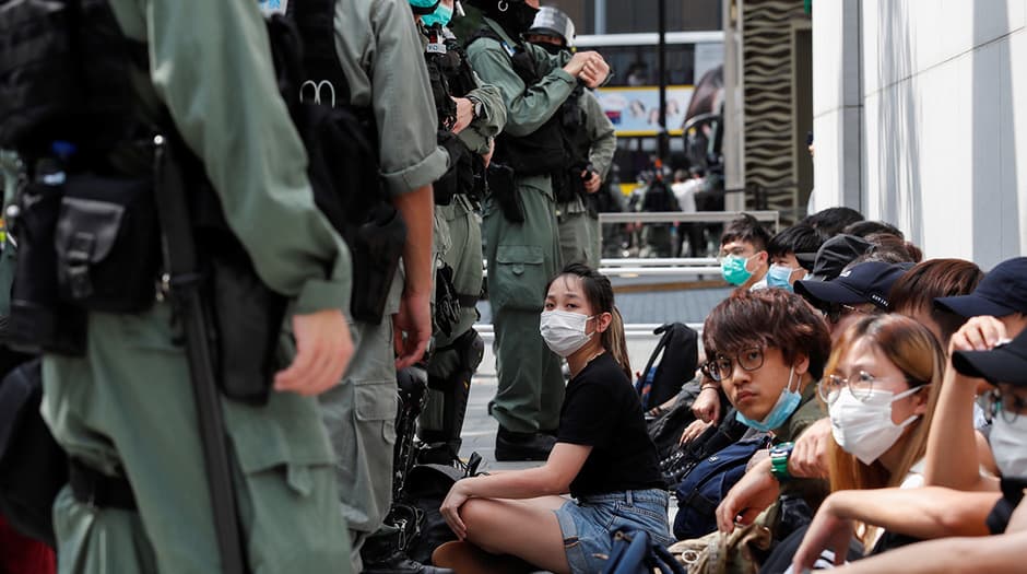 Las protestas dejaron este miércoles unos 300 detenidos en Hong Kong