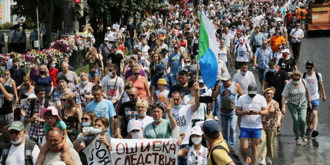 Protestas en Jabárovsk