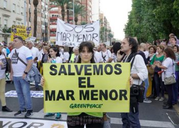 Greenpeace exige medidas que solventen la situación del Mar Menor / Imagen de Greenpeace España