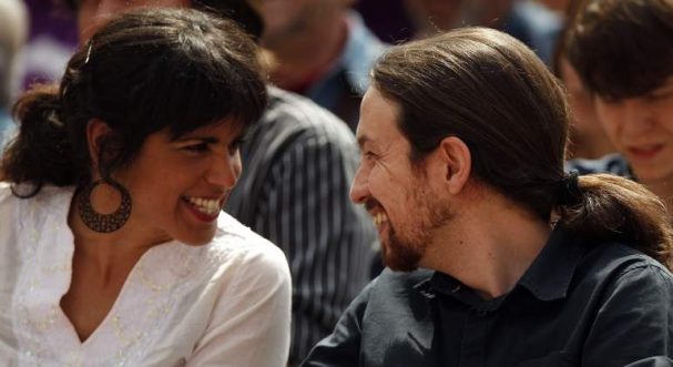 Teresa Rodríguez y Pablo Iglesias / REUTERS