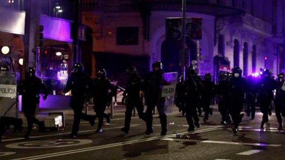 Disturbios en Madrid en contra de las restricciones para contener los contagios de la pandemia de la COVID-19 / REUTERS