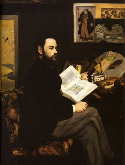 Retrato de Émile Zola, Édouard Manet.